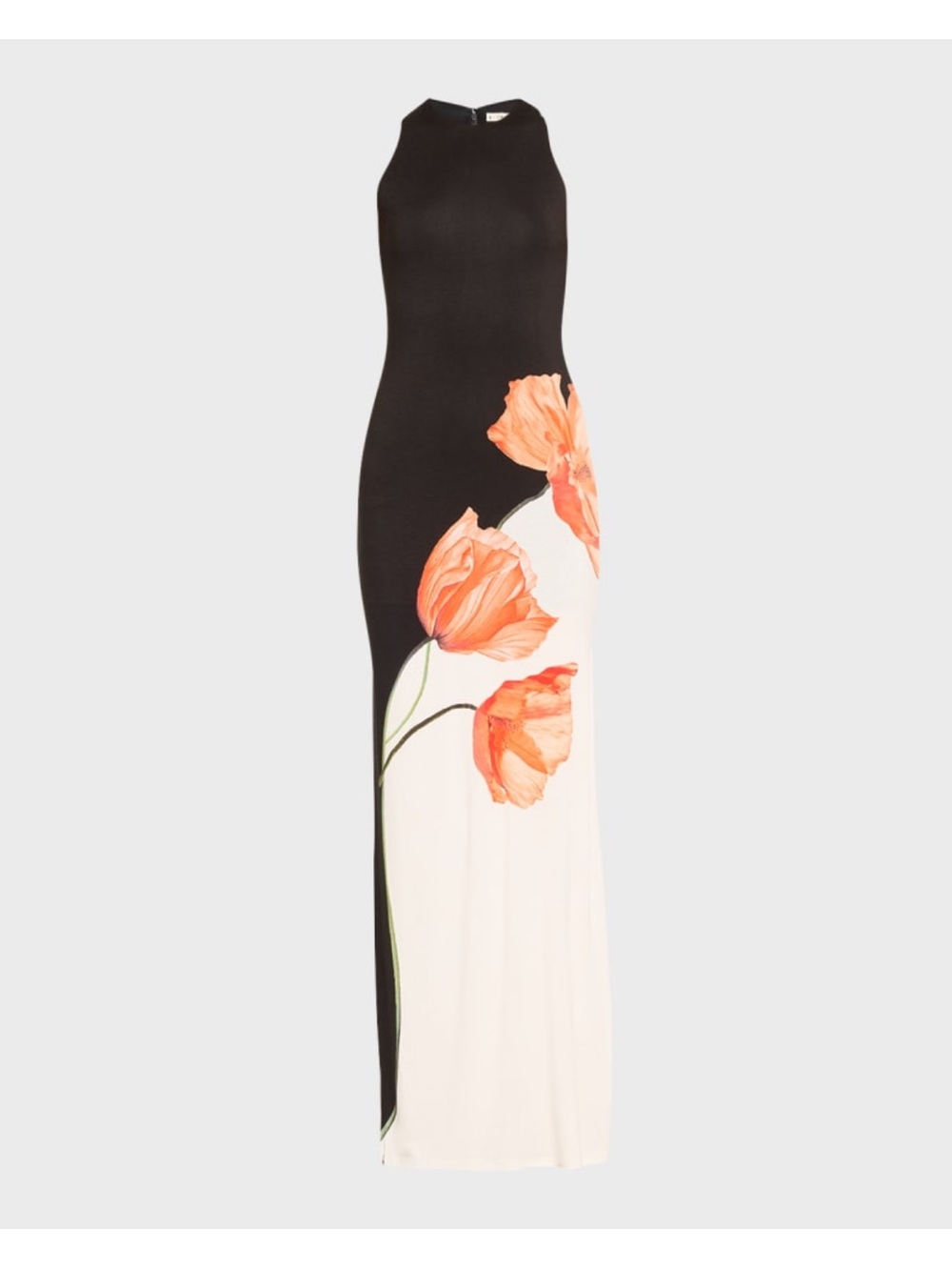 Alice and Olivia Pania Floral Black and White Maxi Dress - Picture 2 of 8